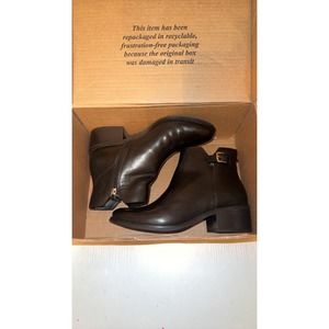 Cole Haan womens Haidyn Bootie (45mm) Ankle Boot, Black Leather, 8 US